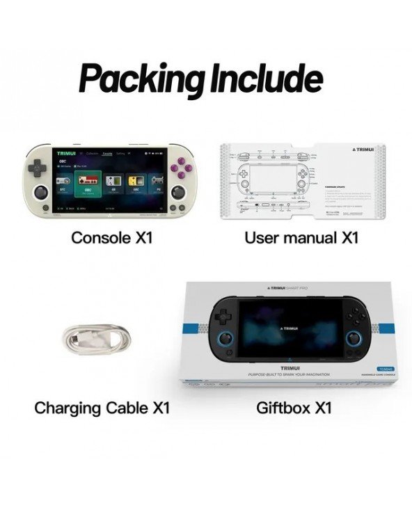 Trimui Smart Pro Handheld Game Console 4.96''IPS Screen Linux Trimui Smart Pro Handheld Game Console 4.96''IPS Screen Linux