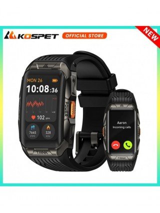 2025 KOSPET TANK X2 Rugged Smart Watch For Men 3D Curved Screen