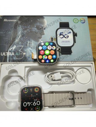 Original Ultra Ai3 Smartwatch 5G 180° Rotating Camera Google
