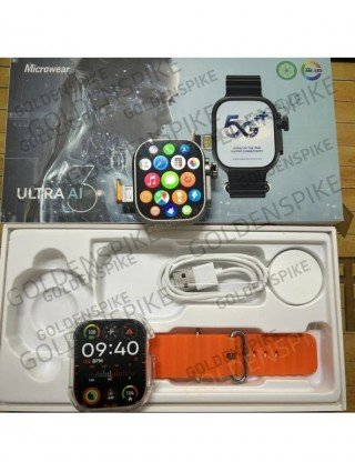 Original Ultra Ai3 Smartwatch 5G 180° Rotating Camera Google