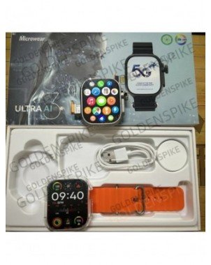 Original Ultra Ai3 Smartwatch 5G 180° Rotating Camera Google