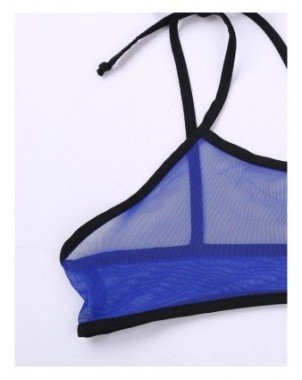Womens Micro Bikini Lingeries Set Sexy Mesh See Through