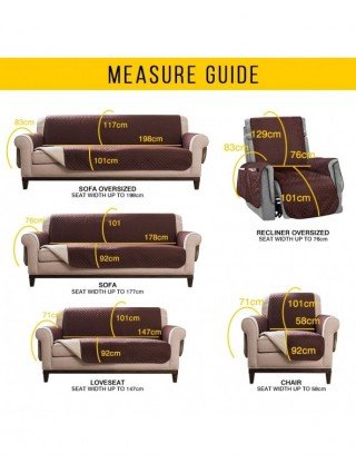 Recliner Sofa Cover Pet Dog Kids Mat Protector Elastic Sofa