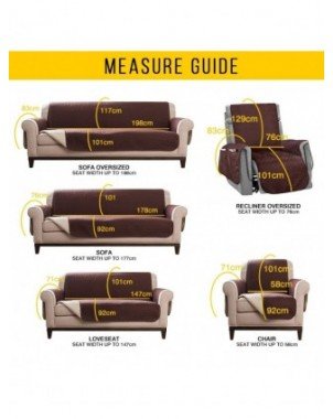 Recliner Sofa Cover Pet Dog Kids Mat Protector Elastic Sofa