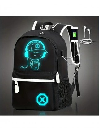 Fashion Backpacks Luminous Animation School Bags For Boy Girl