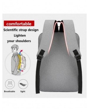 Waterproof Business Backpack Men USB School Backpacks 15.6 Inch