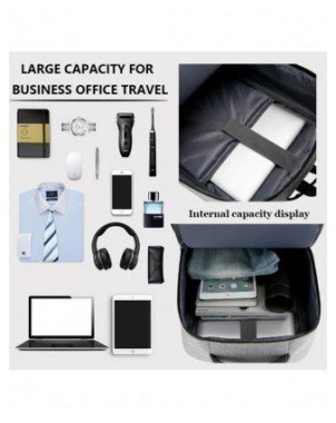 Waterproof Business Backpack Men USB School Backpacks 15.6 Inch