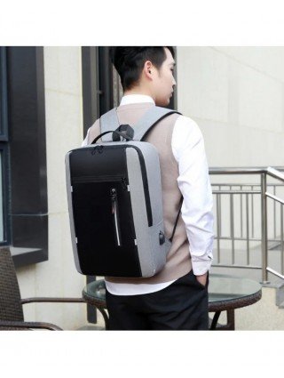 Waterproof Business Backpack Men USB School Backpacks 15.6 Inch