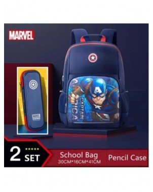 Disney Marvel School Bags For Boys Captain America Spider Man