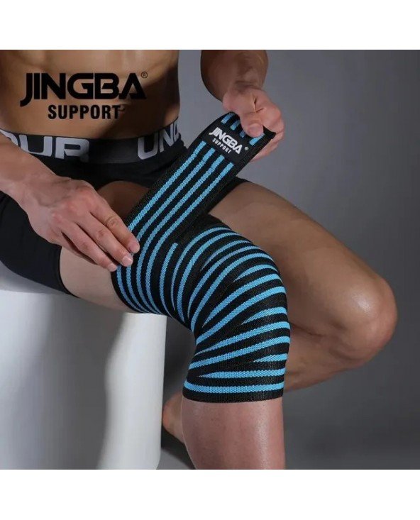 1 Pc Adjustable Elastic Knee Wraps Support for Weightlifting 1 Pc Adjustable Elastic Knee Wraps Support for Weightlifting