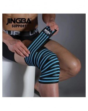 1 Pc Adjustable Elastic Knee Wraps Support for Weightlifting