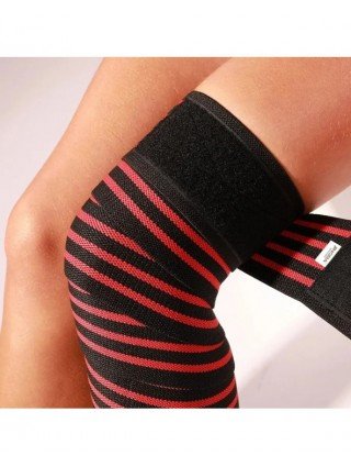 1 Pc Adjustable Elastic Knee Wraps Support for Weightlifting