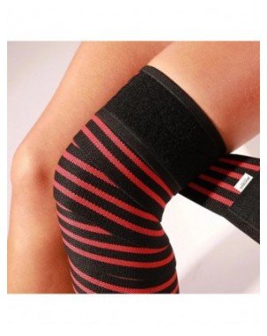 1 Pc Adjustable Elastic Knee Wraps Support for Weightlifting