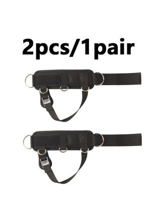 New Pedal Ankle Straps Double D-Ring Adjustable Ankle Support