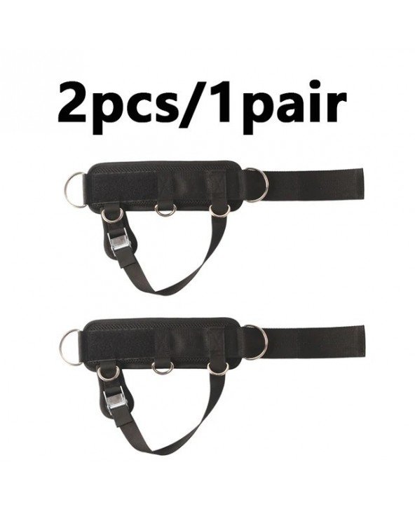 New Pedal Ankle Straps Double D-Ring Adjustable Ankle Support