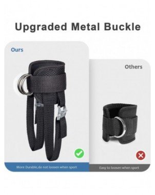 New Pedal Ankle Straps Double D-Ring Adjustable Ankle Support