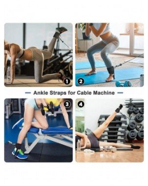 New Pedal Ankle Straps Double D-Ring Adjustable Ankle Support