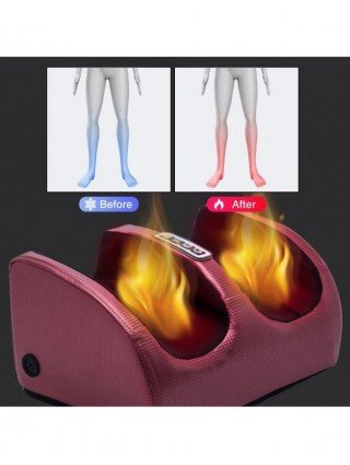 Electric Foot Massager Heating Therapy Hot Compression Shiatsu