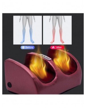 Electric Foot Massager Heating Therapy Hot Compression Shiatsu