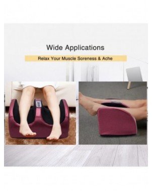 Electric Foot Massager Heating Therapy Hot Compression Shiatsu