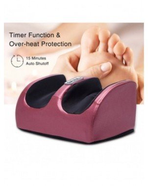 Electric Foot Massager Heating Therapy Hot Compression Shiatsu