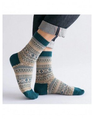 HSS Brand 5 Pairs Winter Men's Socks Thicken Sheep's Wool Socks