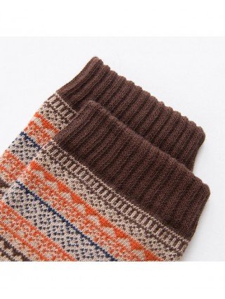 HSS Brand 5 Pairs Winter Men's Socks Thicken Sheep's Wool Socks