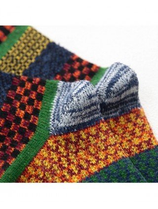 HSS Brand 5 Pairs Winter Men's Socks Thicken Sheep's Wool Socks