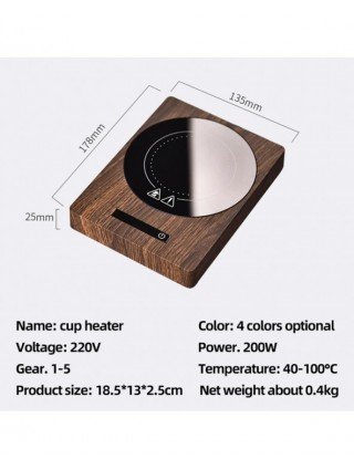 100°C Cup Heater Mug Warmer Hot Tea Makers Automatic Warmer