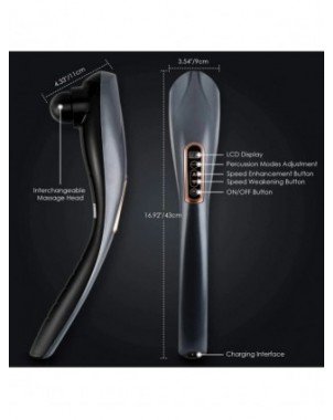 Back Massager Cordless Handheld Back Massager Handheld Electric