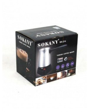220V 5 Cup Electric Turkish Greek Coffee Maker Stainless Steel