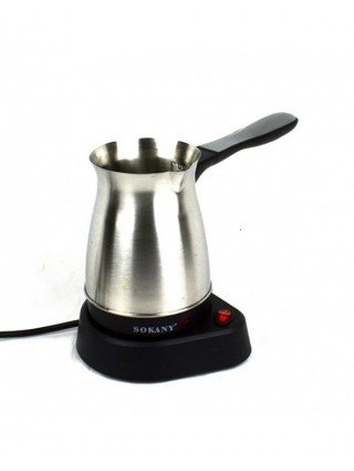 220V 5 Cup Electric Turkish Greek Coffee Maker Stainless Steel