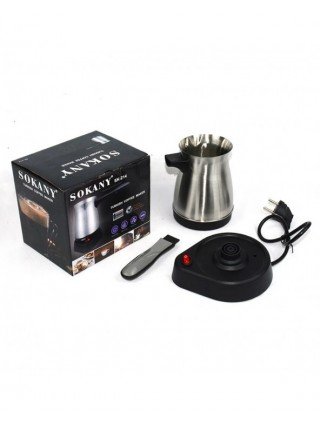 220V 5 Cup Electric Turkish Greek Coffee Maker Stainless Steel