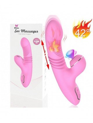 Clitoral Sucker Vagina Vibrator Heating Thrusting Sucking