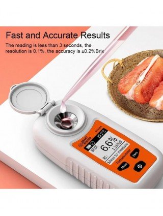 SMARTSENSOR LCD Digital Refractometer Brix Meter Fruit Juice