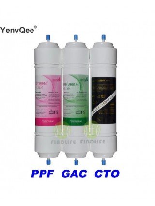 5 MICRON PPF+Granular Activated Carbon Filter+ CTO Carbon Block