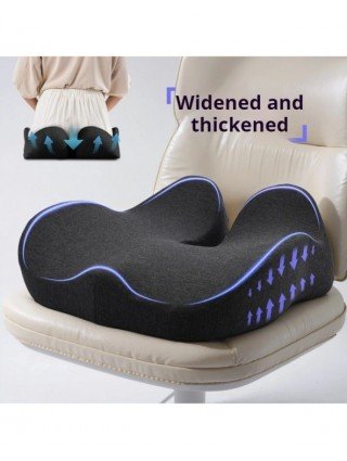 Thickened Memory Foam Cushion for Office Chair, Breathable Seat