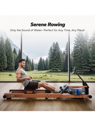 MERACH Water Rowing Machines for Home, Foldable Row Machine