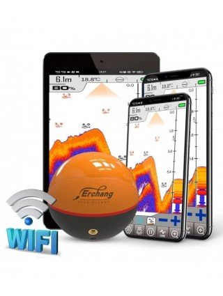 Erchang F68 WIFI Fish Finder 100M Wireless Fishing Sounder Echo