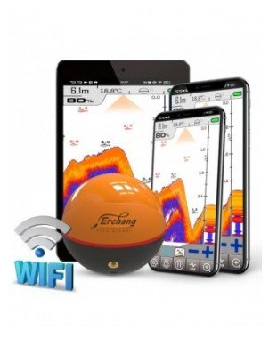 Erchang F68 WIFI Fish Finder 100M Wireless Fishing Sounder Echo