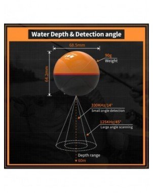 Erchang F68 WIFI Fish Finder 100M Wireless Fishing Sounder Echo