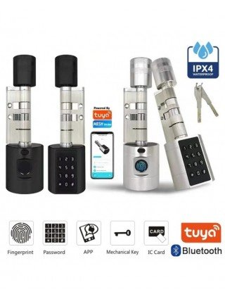 Tuya APP Fingerprint Cylinder Electronic Smart Door Lock