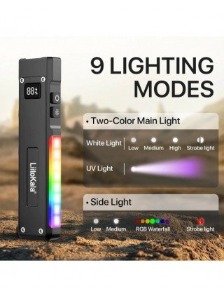 LiitoKala LF-G02 Multifunctional Flashlight with White/UV Light