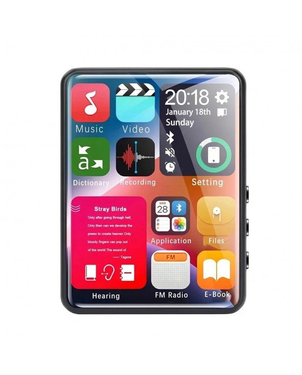 64GB New UI 2.4Inch MP3 MP4 Music Player Full Touch Screen