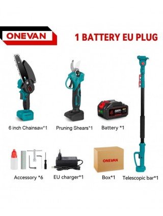 3IN1 Brushless Telescoping Pole Electric Chainsaw 3500W High