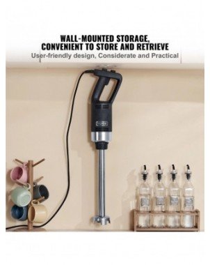 SucceBuy 16" Commercial Immersion Blender Heavy Duty Hand Mixer