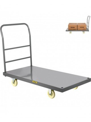 Succbuy Platform Truck 2000lbs Capacity Steel flatbed Tool Cart