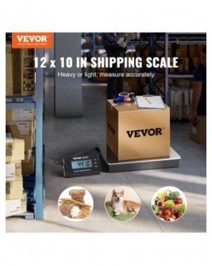 440lbs Digital Shipping Scale with Timer Tare Function HD LCD
