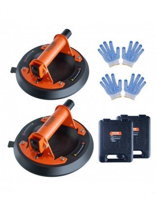 8in Glass Vacuum Suction Cup with ABS/Metal Handle Industrial