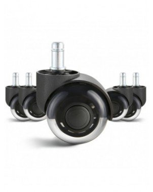2/3 inch Set of 5 Office Chair Wheels Replacement Computer